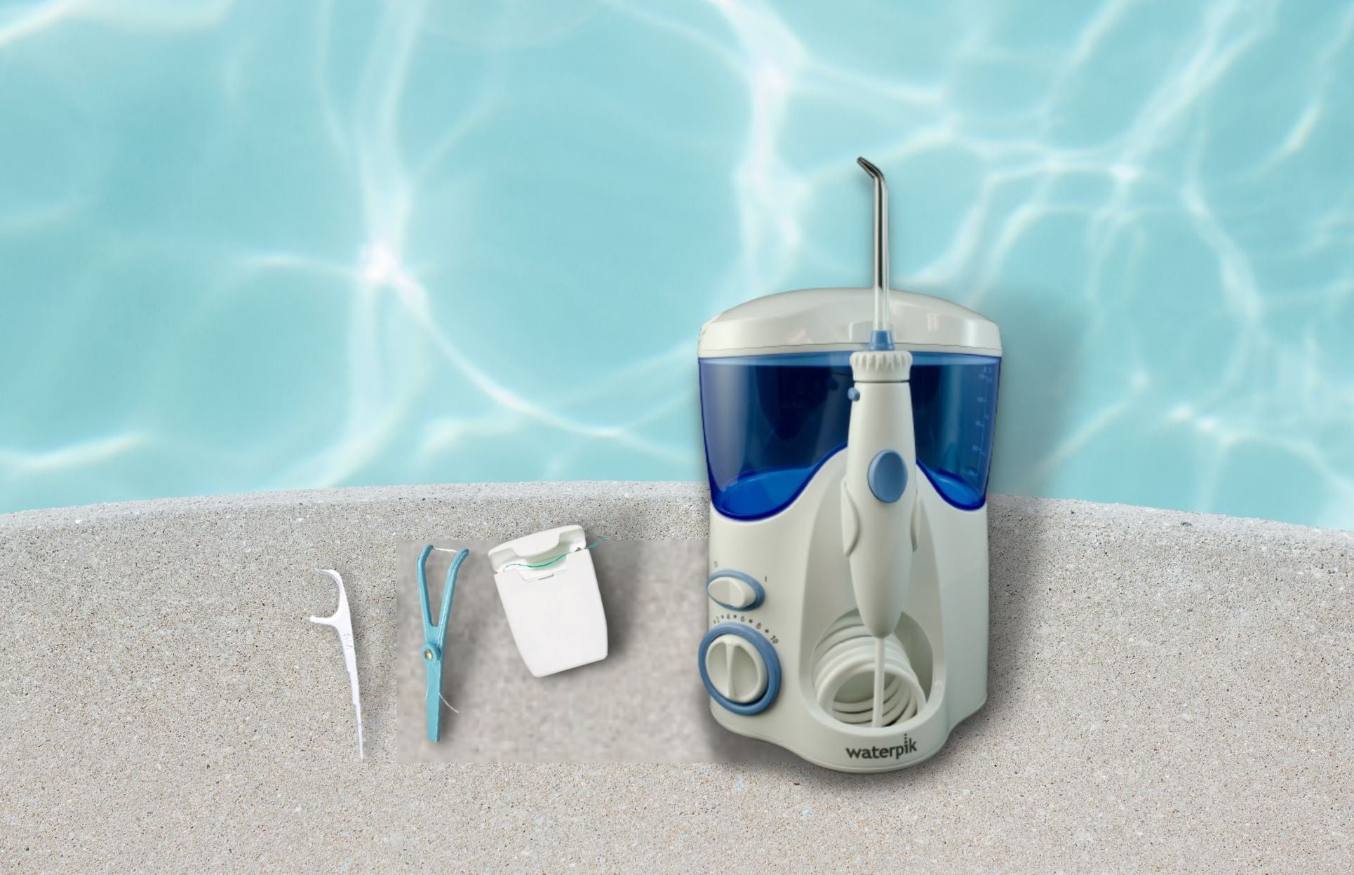 water flosser and dental floss tools
