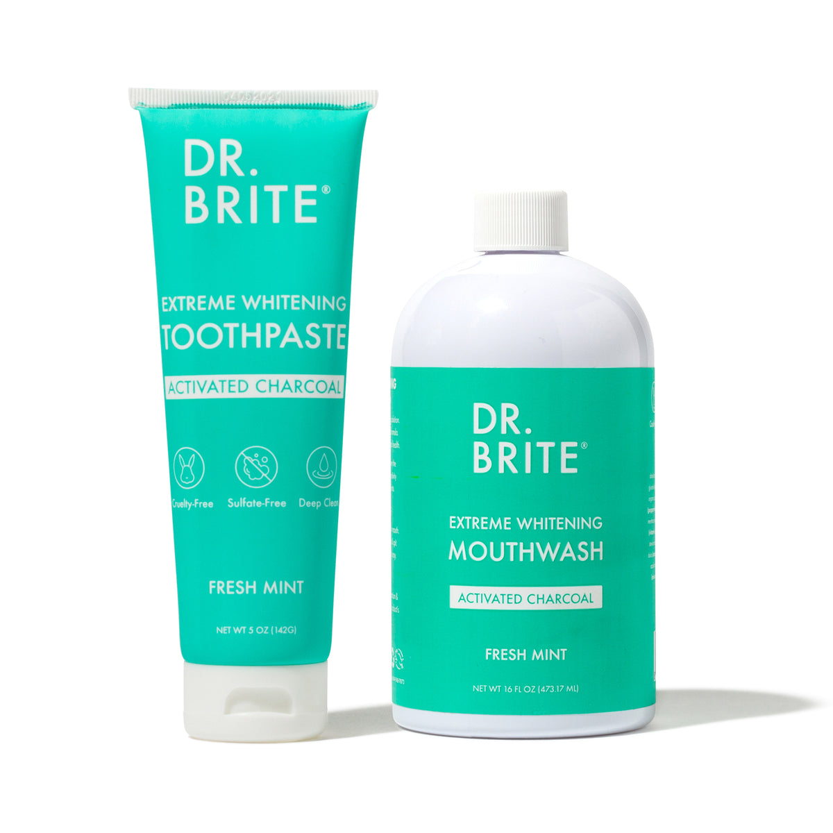 Extreme Teeth Whitening Toothpaste and Mouthwash - Duo